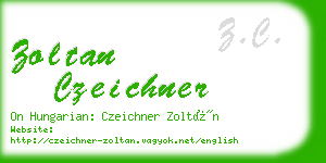 zoltan czeichner business card